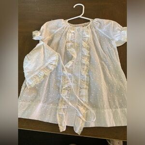 NWT NB gown and bonnet